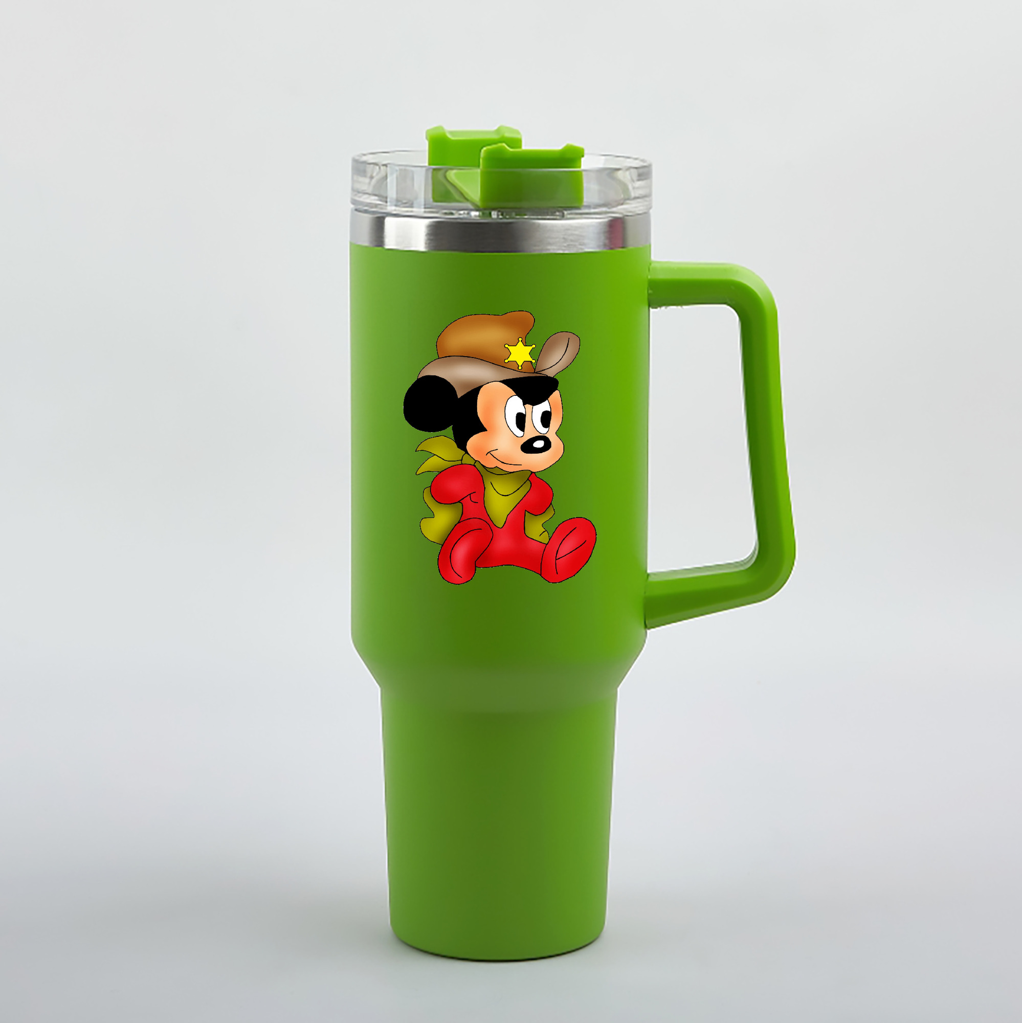 （画像用） ミッキーマウス Mickey Mouse 1200mL車用タンブラー（カラープリント）